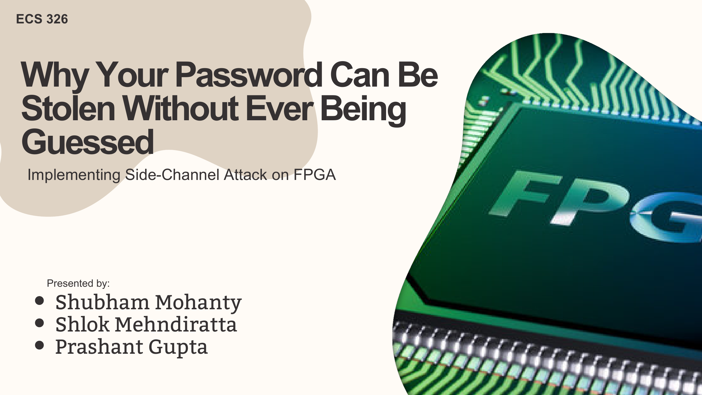 Side-Channel Timing Attack on FPGA Dev Kit